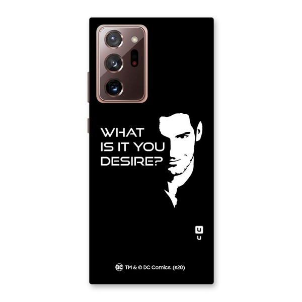 What Do You Desire Back Case for Galaxy Note 20 Ultra