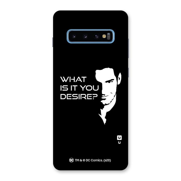 What Do You Desire Back Case for Galaxy S10 Plus