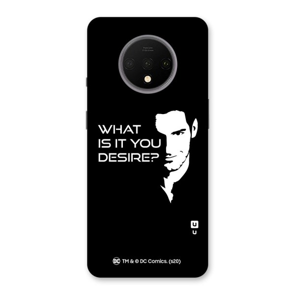What Do You Desire Back Case for OnePlus 7T