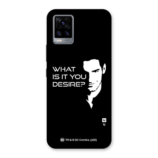 What Do You Desire Back Case for Vivo V20