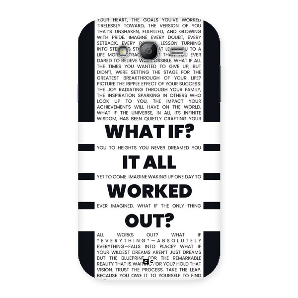 What If Back Case for Galaxy Grand Neo Plus
