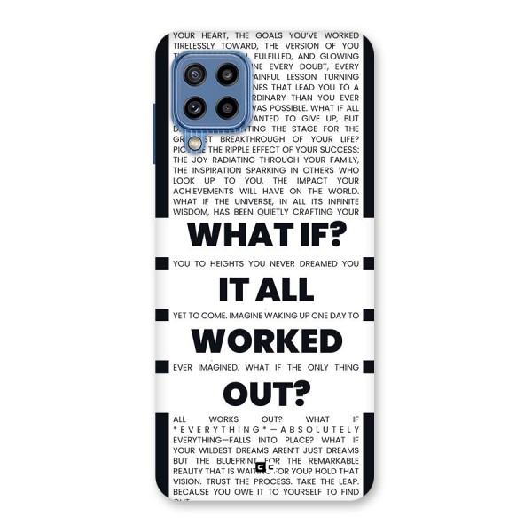 What If Back Case for Galaxy M32