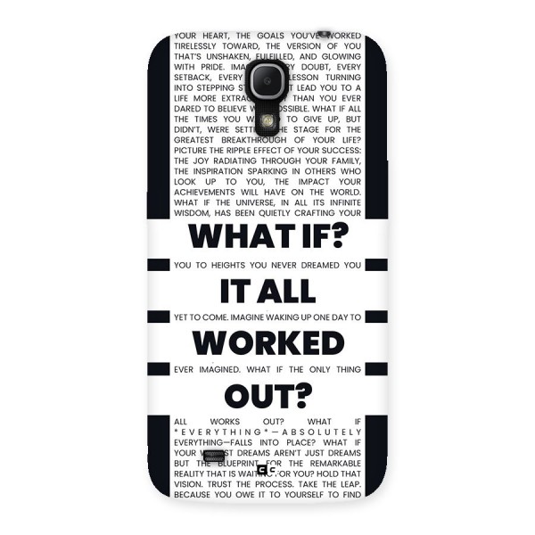 What If Back Case for Galaxy Mega 6.3