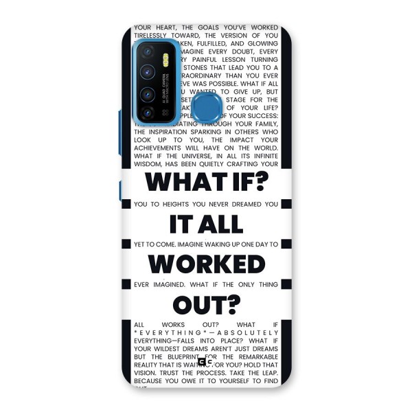 What If Back Case for Infinix Hot 9