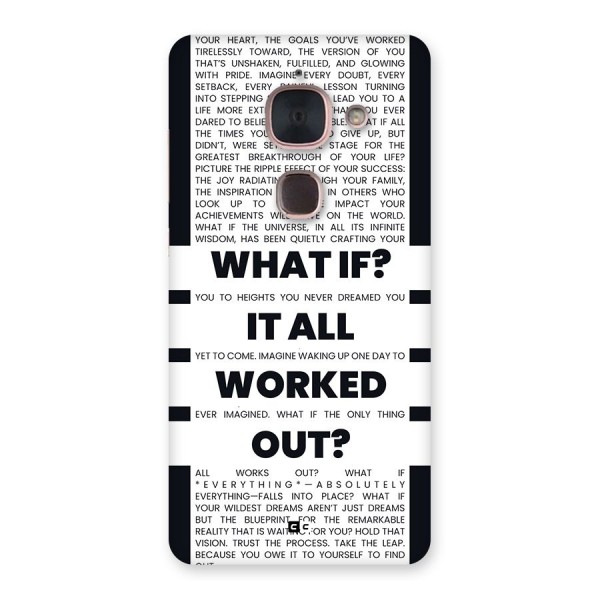 What If Back Case for Le Max 2