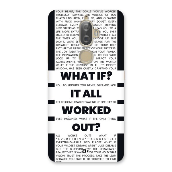What If Back Case for Lenovo K8 Plus