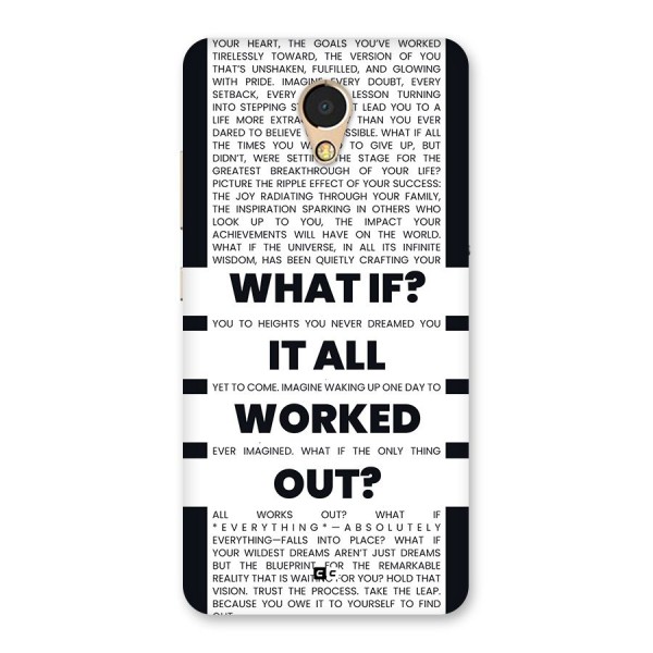 What If Back Case for Lenovo P2