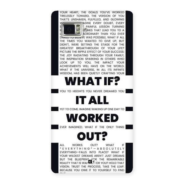 What If Back Case for Lenovo Vibe Z2 Pro K920