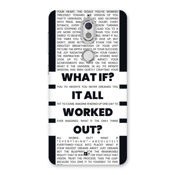 What If Back Case for Nokia 7