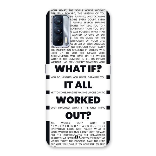 What If Back Case for Realme X7