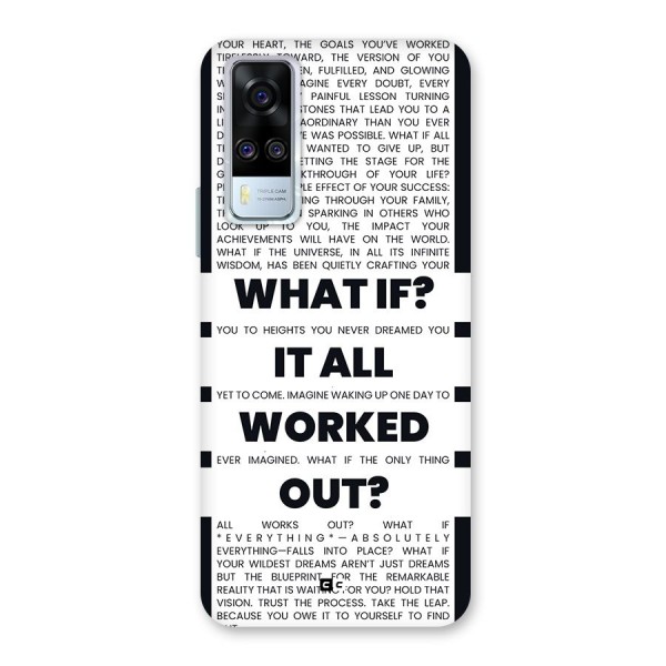 What If Back Case for Vivo Y31