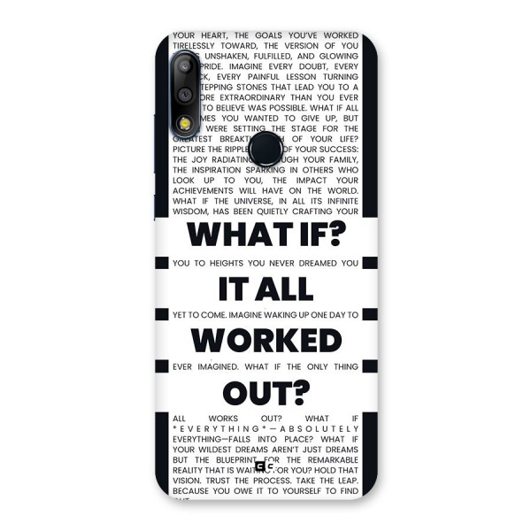 What If Back Case for Zenfone Max Pro M2