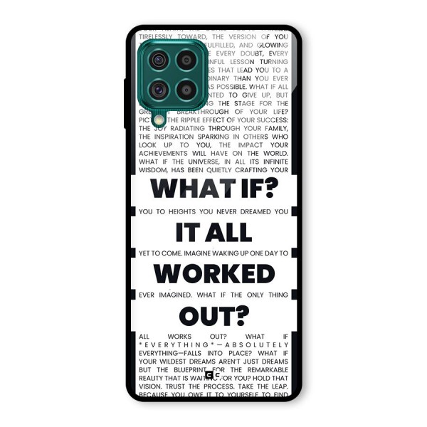 What If Glass Back Case for Galaxy F62