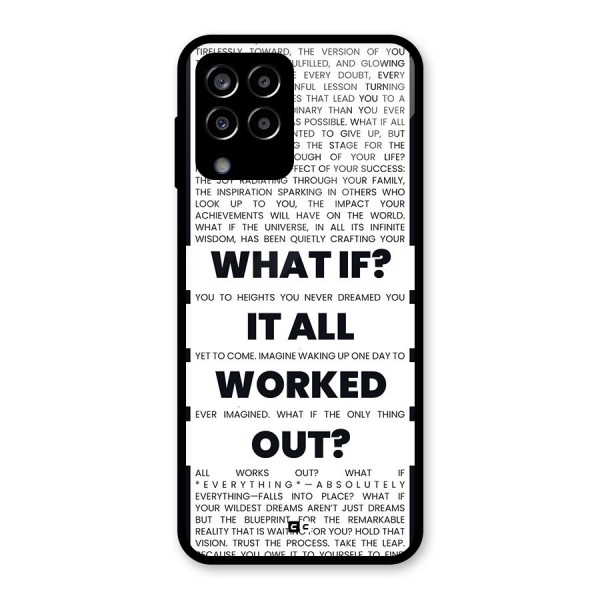What If Glass Back Case for Galaxy M33