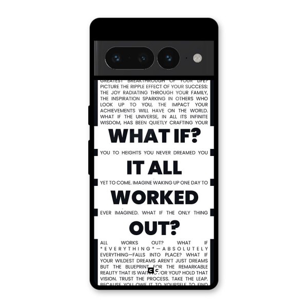 What If Glass Back Case for Google Pixel 7 Pro