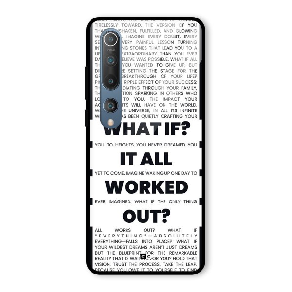 What If Glass Back Case for Mi 10