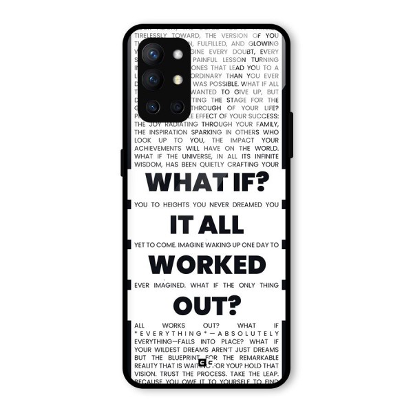 What If Glass Back Case for OnePlus 9R