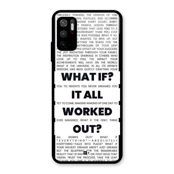 What If Glass Back Case for Poco M3 Pro 5G