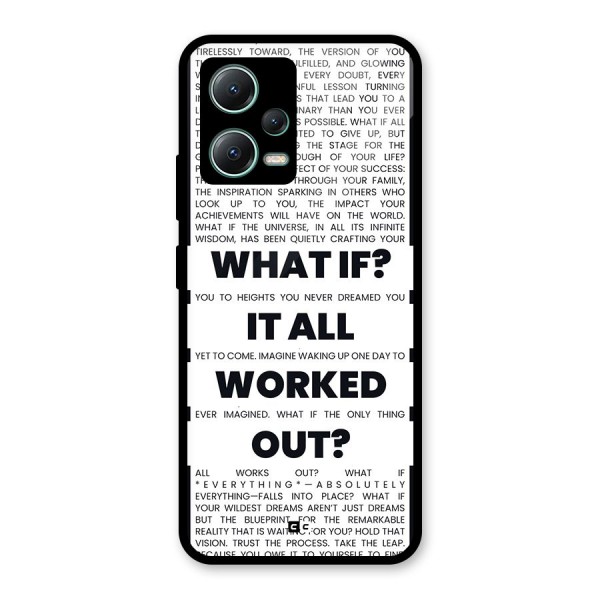 What If Glass Back Case for Poco X5
