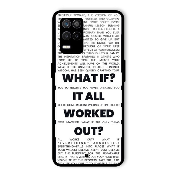 What If Glass Back Case for Realme 9 5G