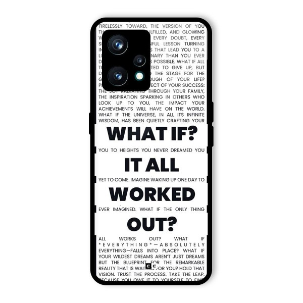 What If Glass Back Case for Realme 9 Pro Plus 5G