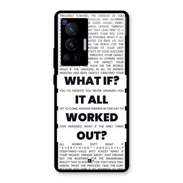 What If Glass Back Case for Vivo X70 Pro