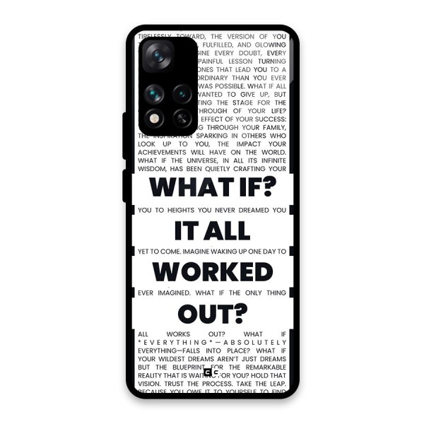 What If Glass Back Case for Xiaomi 11i 5G
