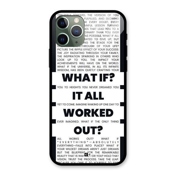 What If Glass Back Case for iPhone 11 Pro
