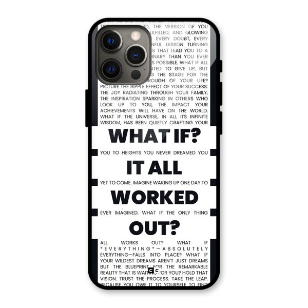 What If Glass Back Case for iPhone 12 Pro Max