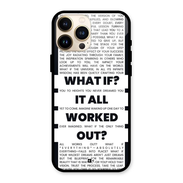 What If Glass Back Case for iPhone 13 Pro Max