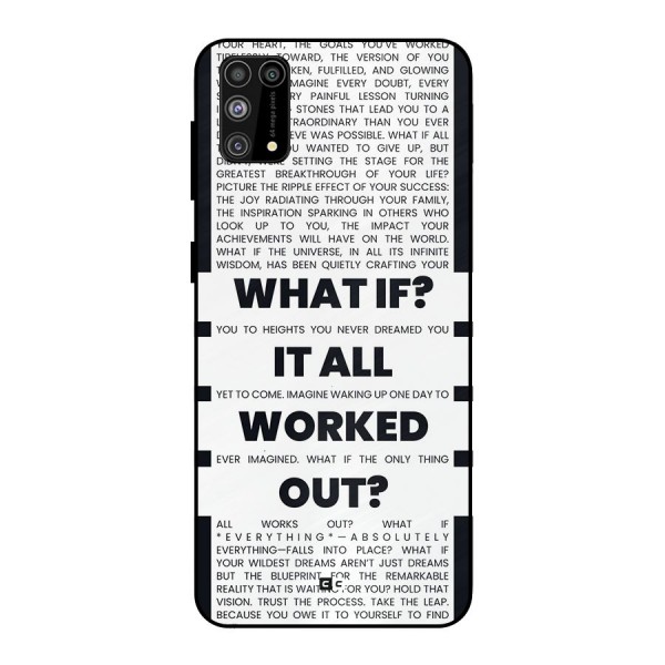 What If Metal Back Case for Galaxy F41