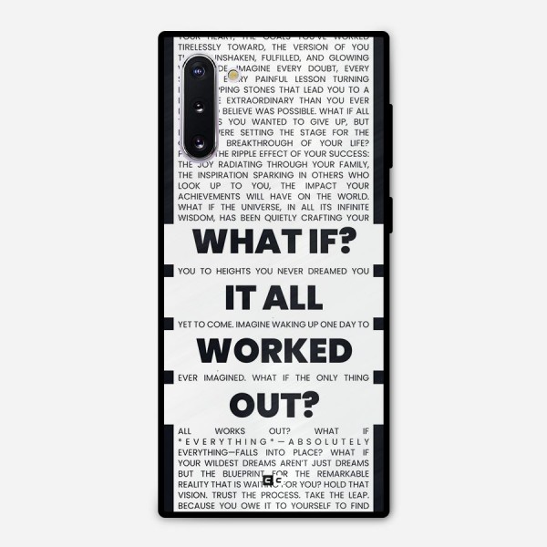 What If Metal Back Case for Galaxy Note 10