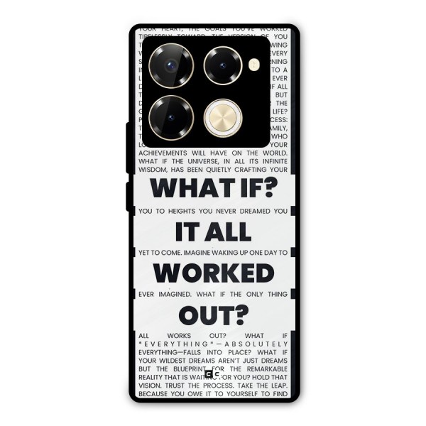 What If Metal Back Case for Infinix Note 40 Pro