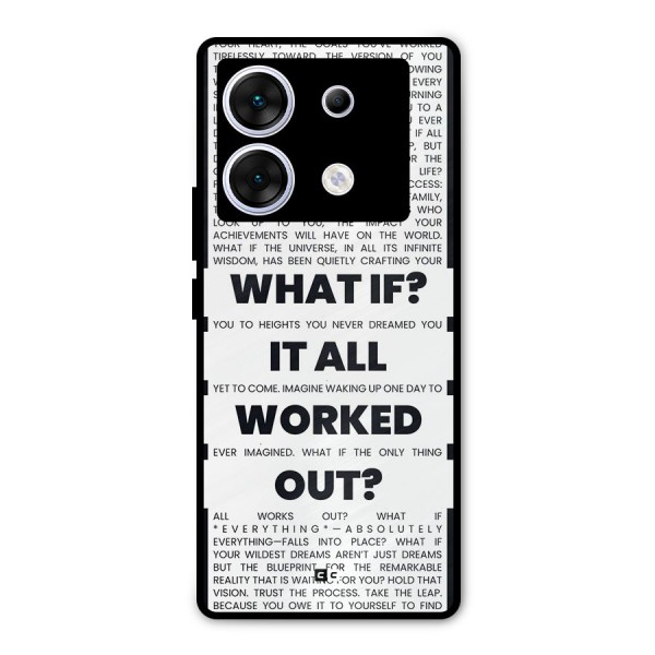 What If Metal Back Case for Infinix Zero 30 5G