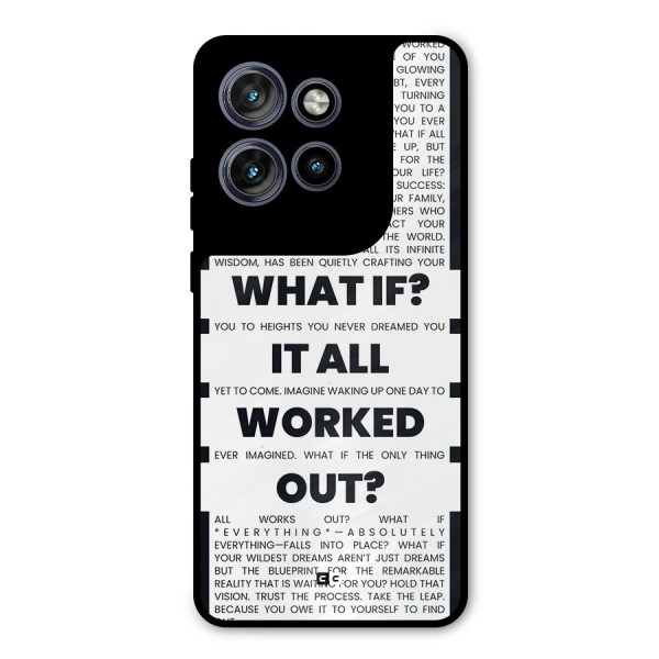 What If Metal Back Case for Motorola Edge 50 Neo