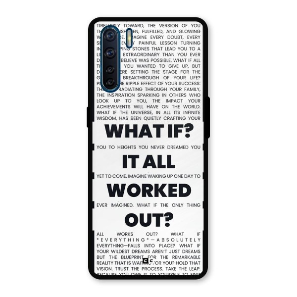 What If Metal Back Case for Oppo F15