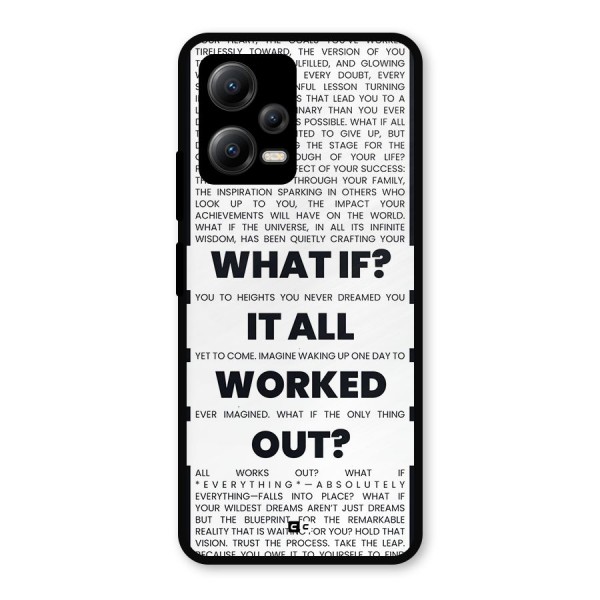 What If Metal Back Case for Poco X5
