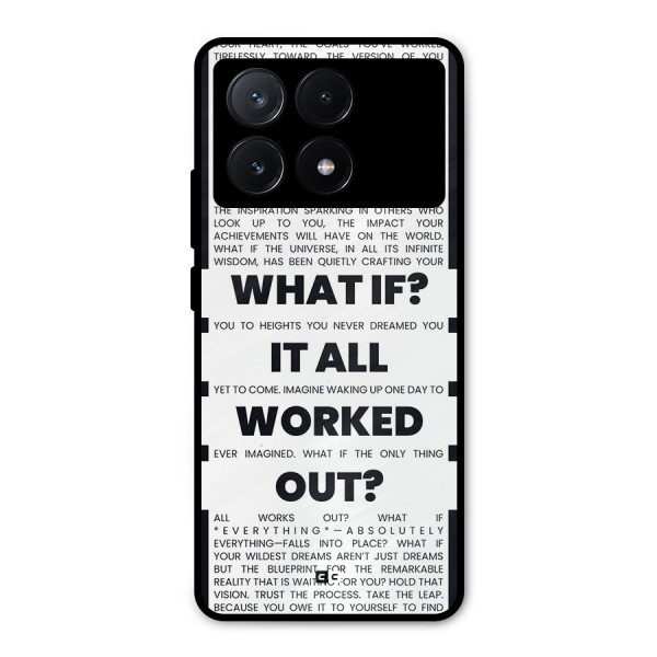What If Metal Back Case for Poco X6 Pro