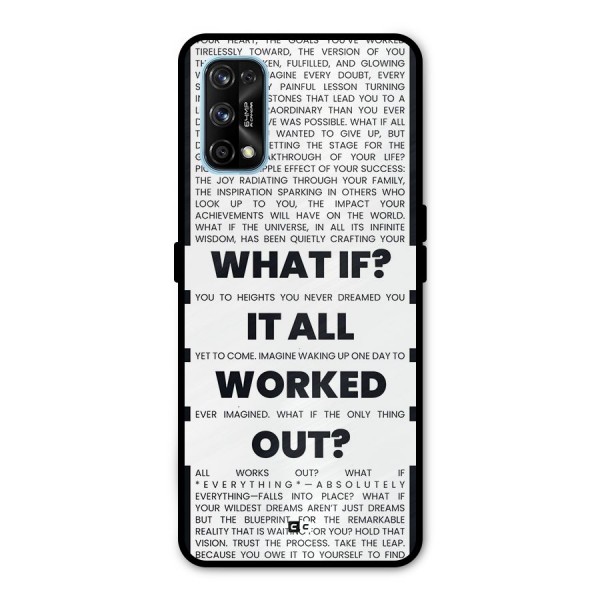What If Metal Back Case for Realme 7 Pro