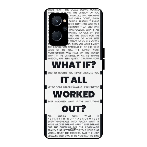 What If Metal Back Case for Realme 9i 5G