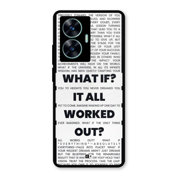 What If Metal Back Case for Realme C55
