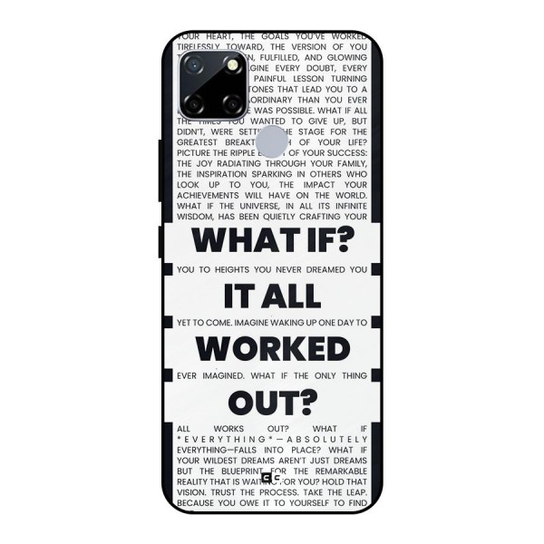 What If Metal Back Case for Realme Narzo 30A
