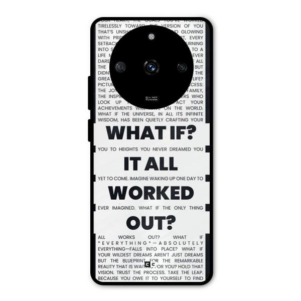 What If Metal Back Case for Realme Narzo 60 5G