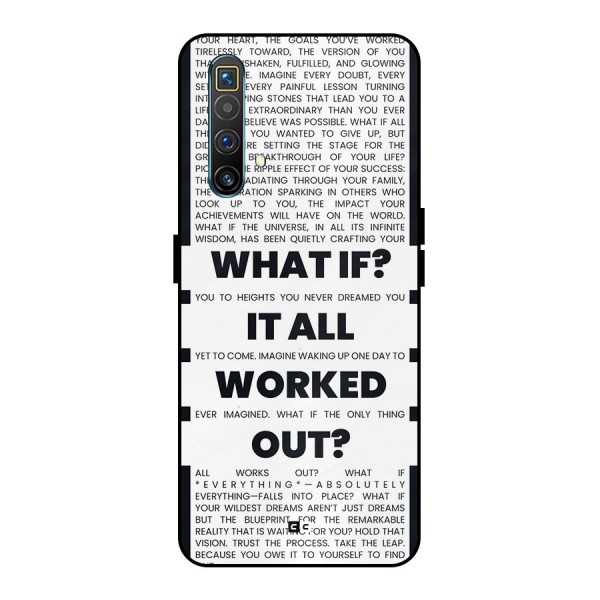 What If Metal Back Case for Realme X3