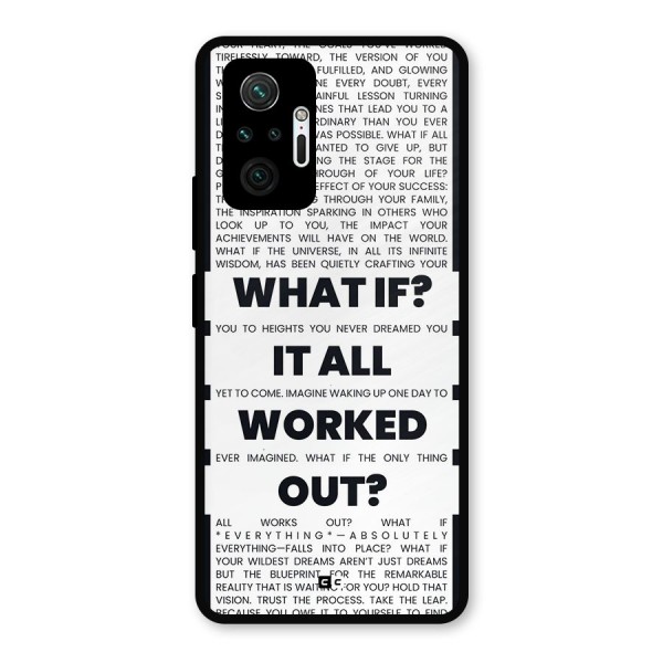 What If Metal Back Case for Redmi Note 10 Pro
