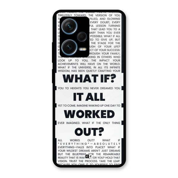 What If Metal Back Case for Redmi Note 12 Pro Plus 5G