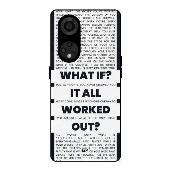 What If Metal Back Case for Reno8 T 5G