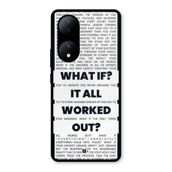 What If Metal Back Case for Vivo T2
