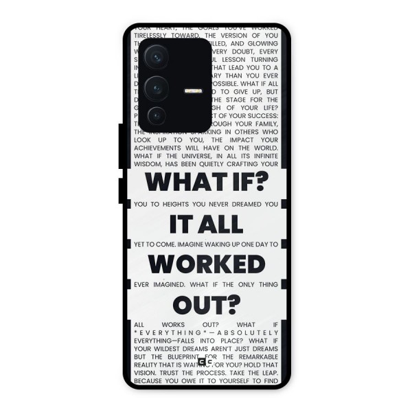 What If Metal Back Case for Vivo V23 5G