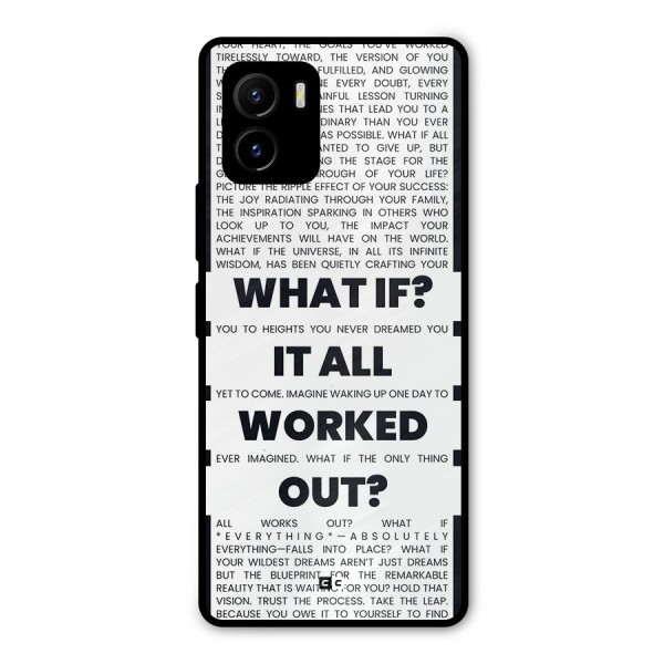 What If Metal Back Case for Vivo Y15s